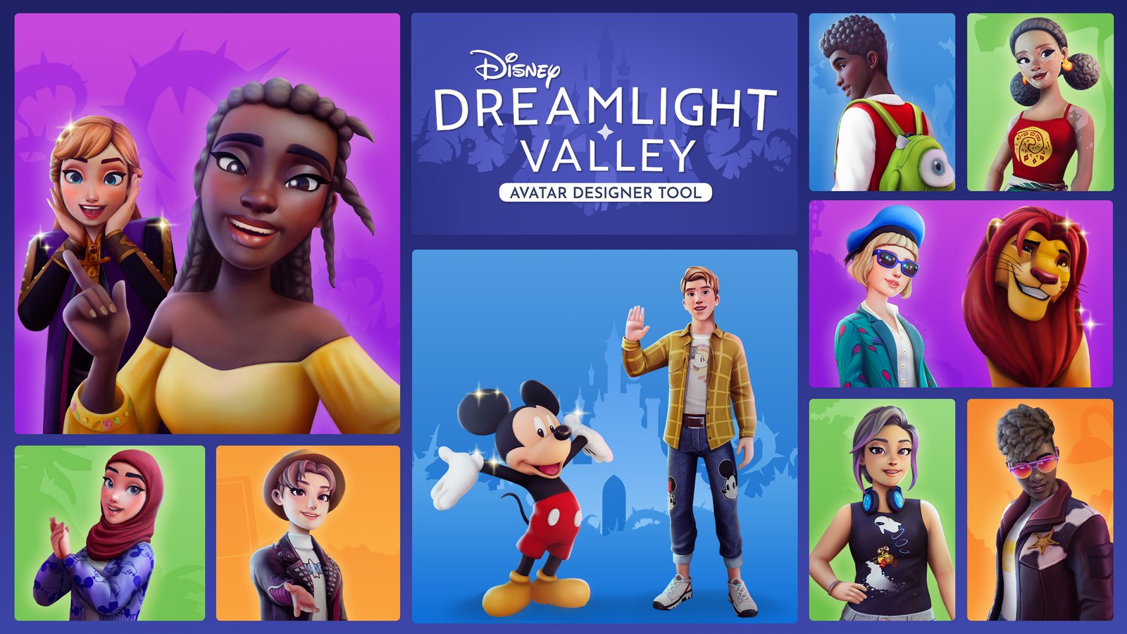 Disney Dreamlight Valley Criador de personagem grátis apresenta