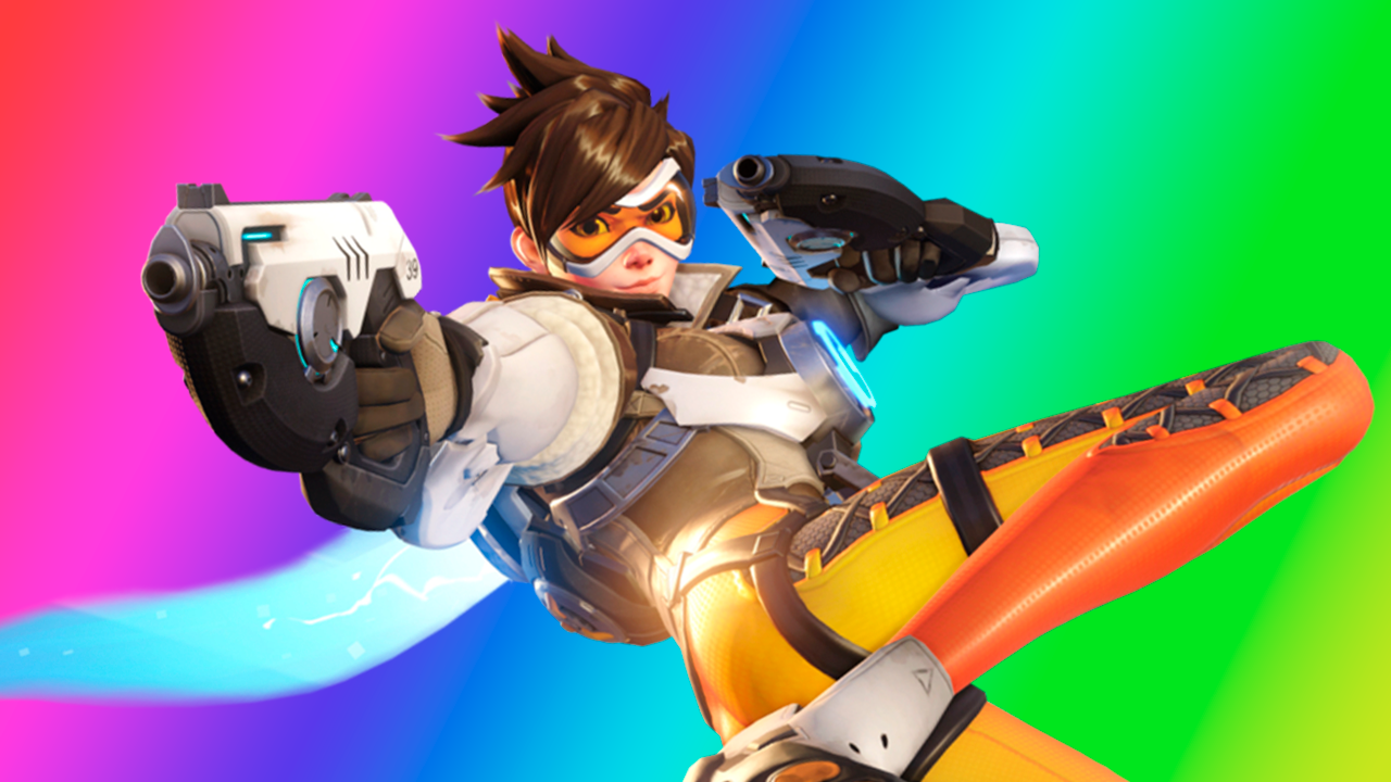 Perfil  Tracer – Overwatch - Rainbow Road