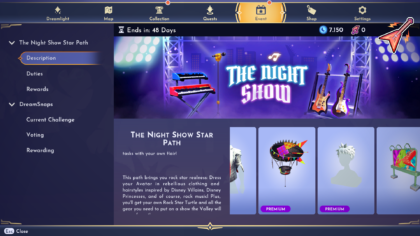 Disney Dreamlight Valley | Missões e recompensas do Star Path ‘The Night Show’